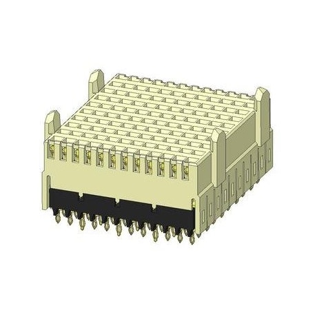 Fci High Speed / Modular Connectors 4-Pair, 120 -Position, 2Mm Pitch, 10 Column, Vertical Receptacle 10120766-101LF